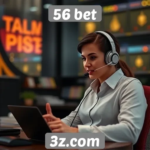 Suporte ao cliente na plataforma 56 bet