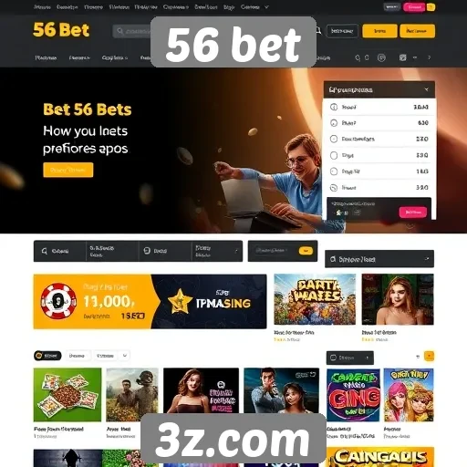 Interface do site 56 bet é intuitiva e acessível
